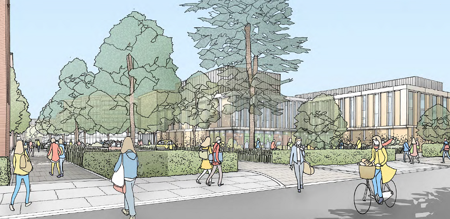 Artist's impression of Sidgwick Site